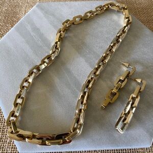 NWT 2 Piece Set Eddie Borgo Supra Chain Link
Necklace & Earrings